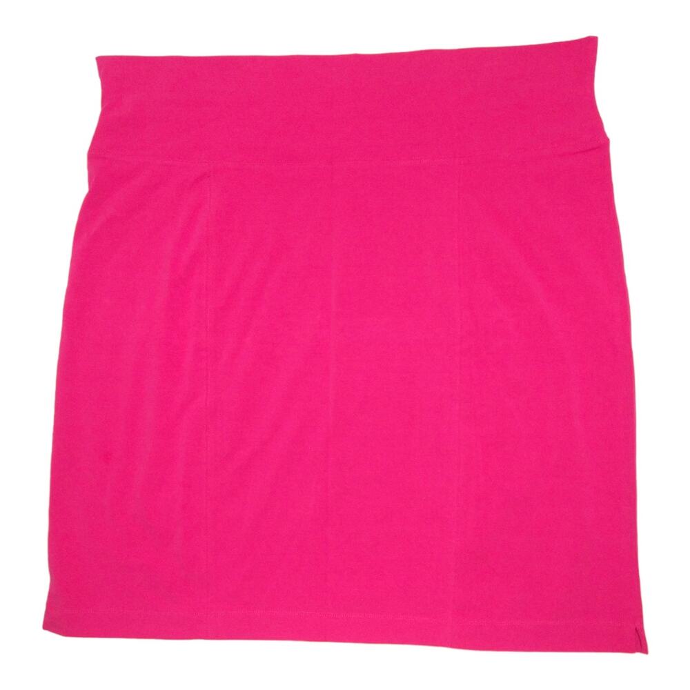 Logo Lori Goldstein Hot Pink High Waisted Pencil Skirt size 3x